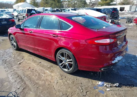 2014 Ford Fusion Titanium из США, поврежденный, VIN 3FA6P0D99ER238117